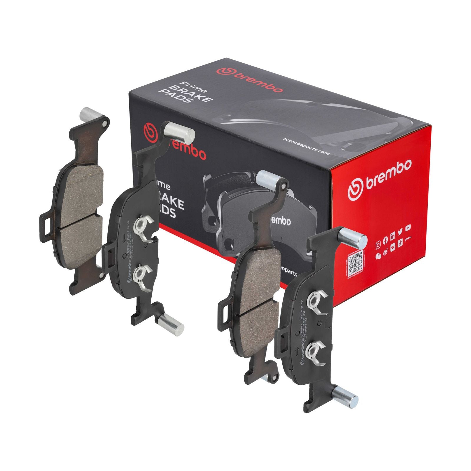 PRIME Low-Met Front Disc Brake Pad Set - P85164_03