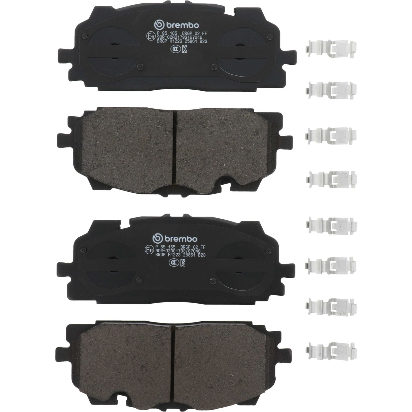 PRIME Low-Met Front Disc Brake Pad Set - P85165_02