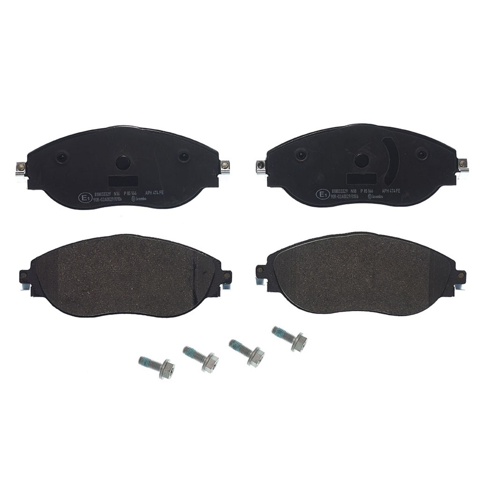 PRIME Low-Met Front Disc Brake Pad Set - P85166_03