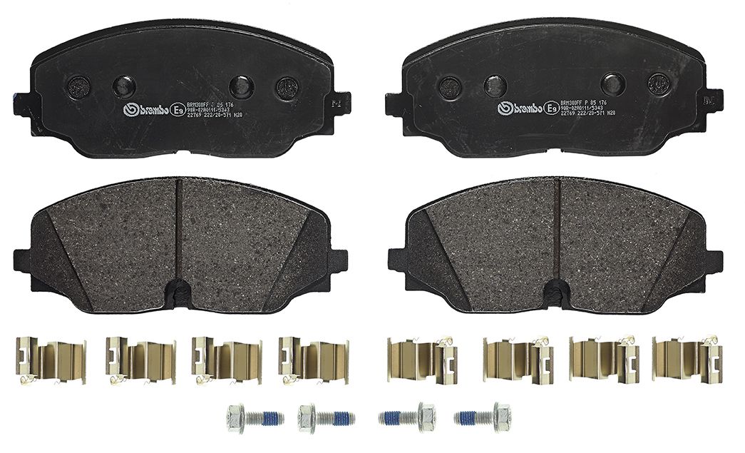 PRIME Low-Met Front Disc Brake Pad Set - P85176_02