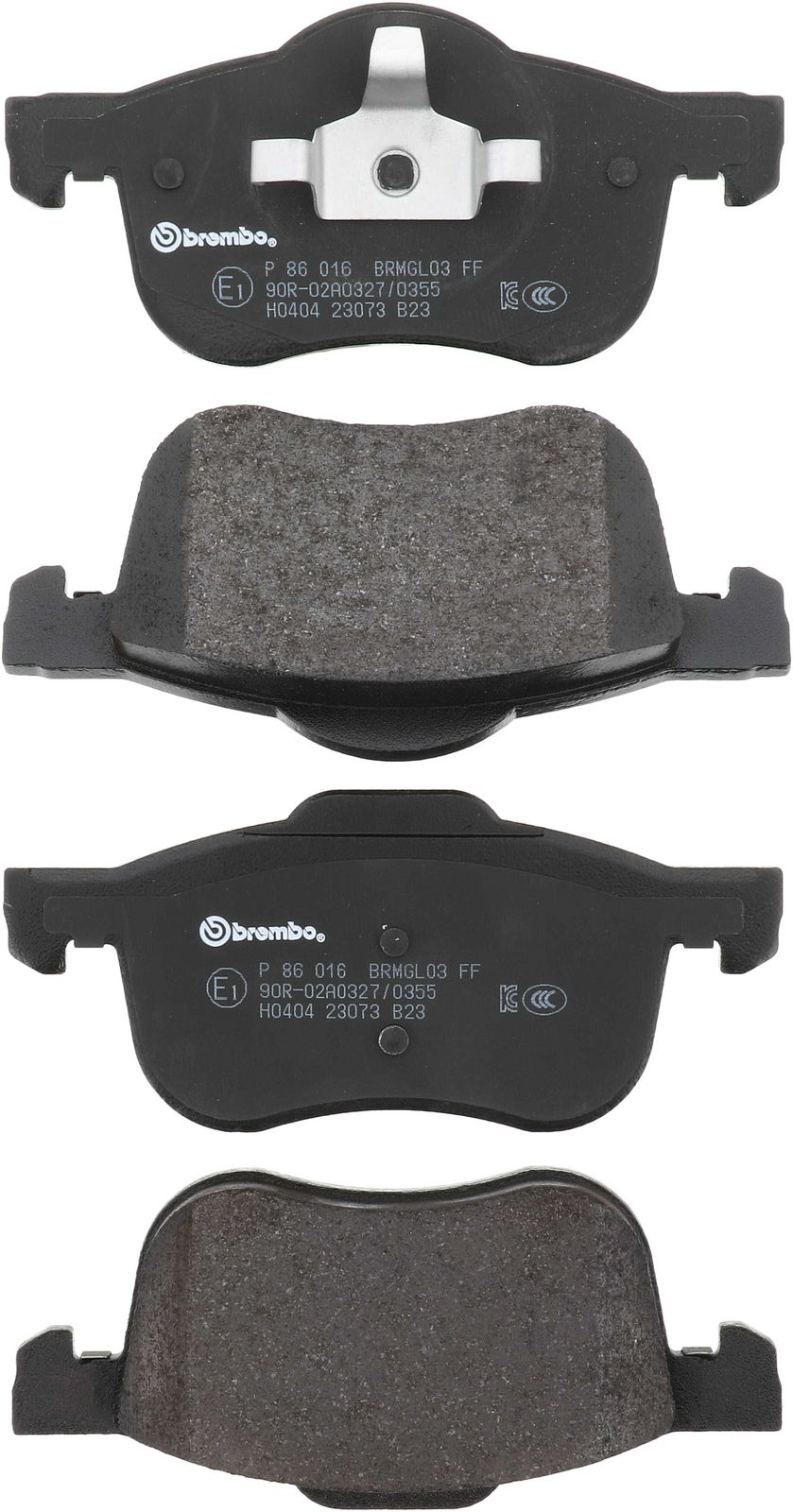 PRIME Low-Met Front Disc Brake Pad Set - P86016_01