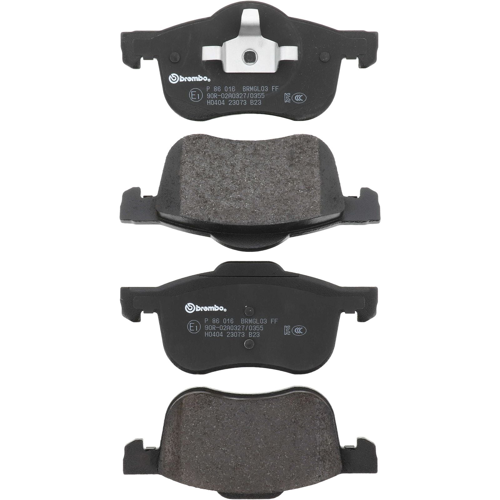 PRIME Low-Met Front Disc Brake Pad Set - P86016_04