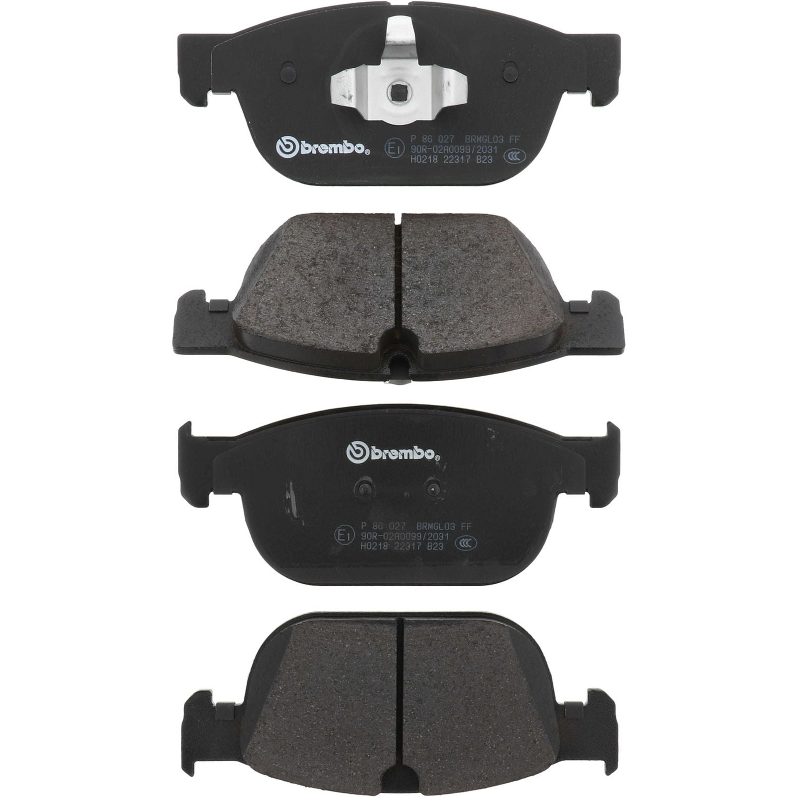 PRIME Low-Met Front Disc Brake Pad Set - P86027_02