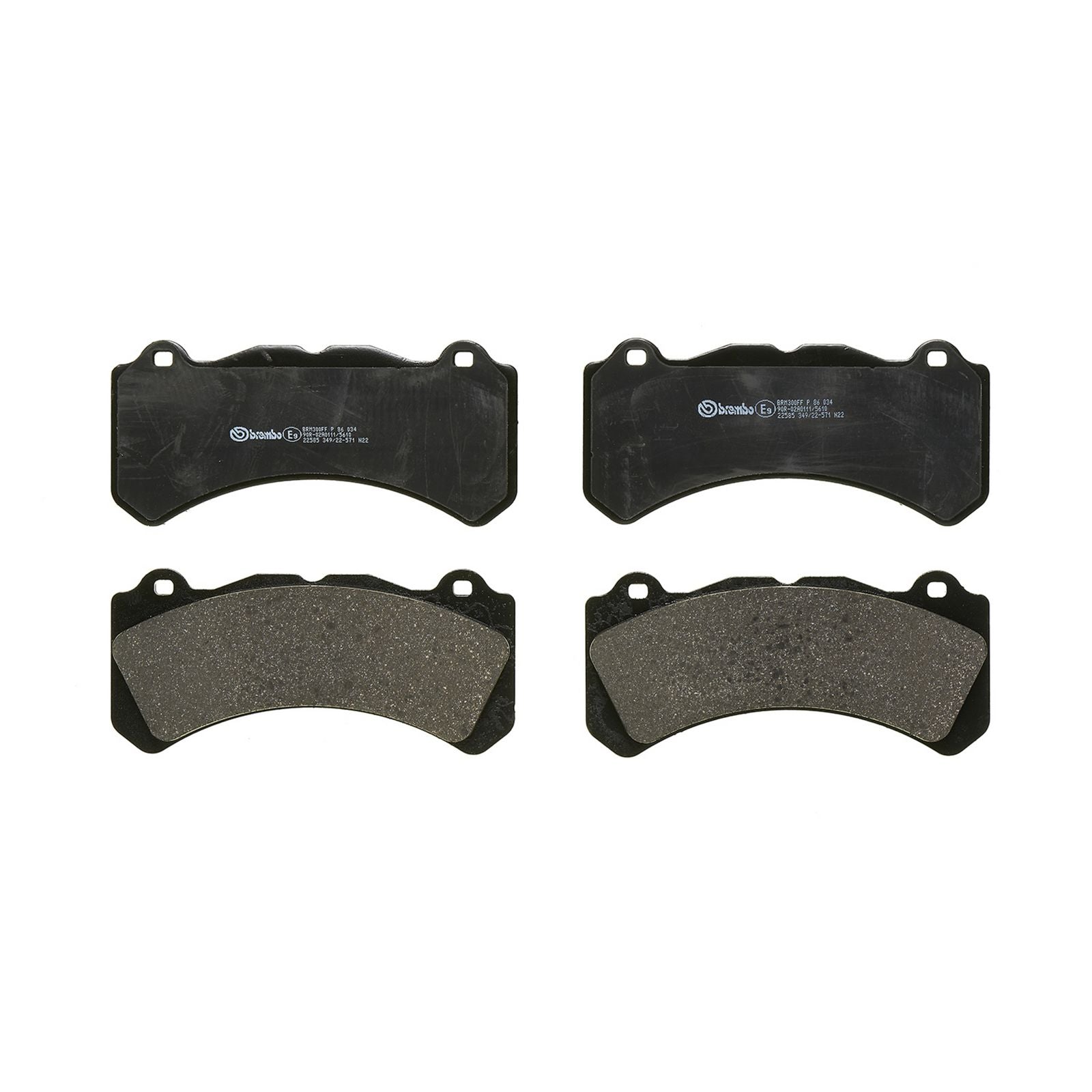 PRIME Low-Met Front Disc Brake Pad Set - P86034_01