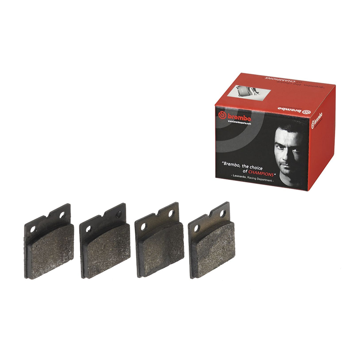 PRIME Low-Met Rear Disc Brake Pad Set - P02001_01
