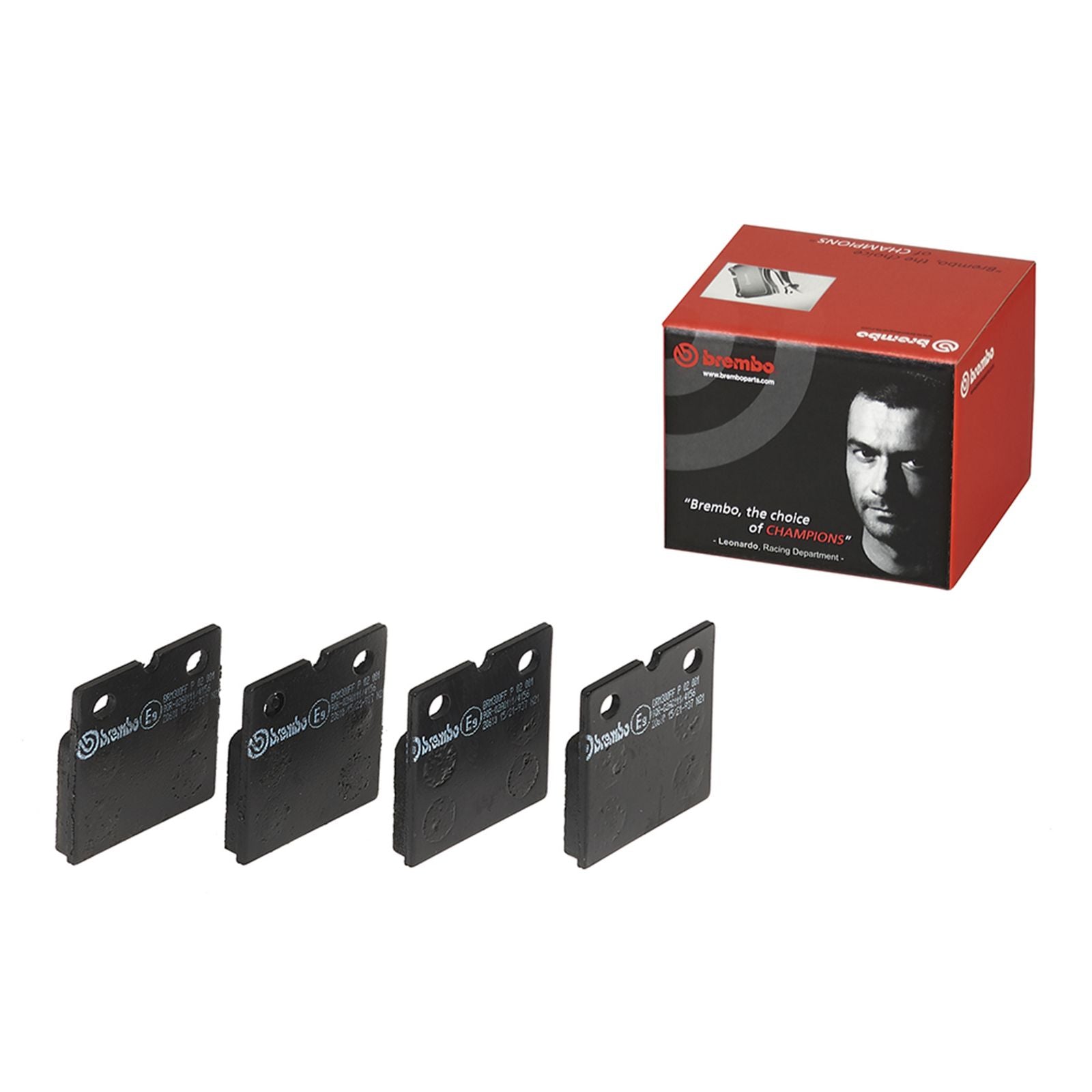 PRIME Low-Met Rear Disc Brake Pad Set - P02001_02
