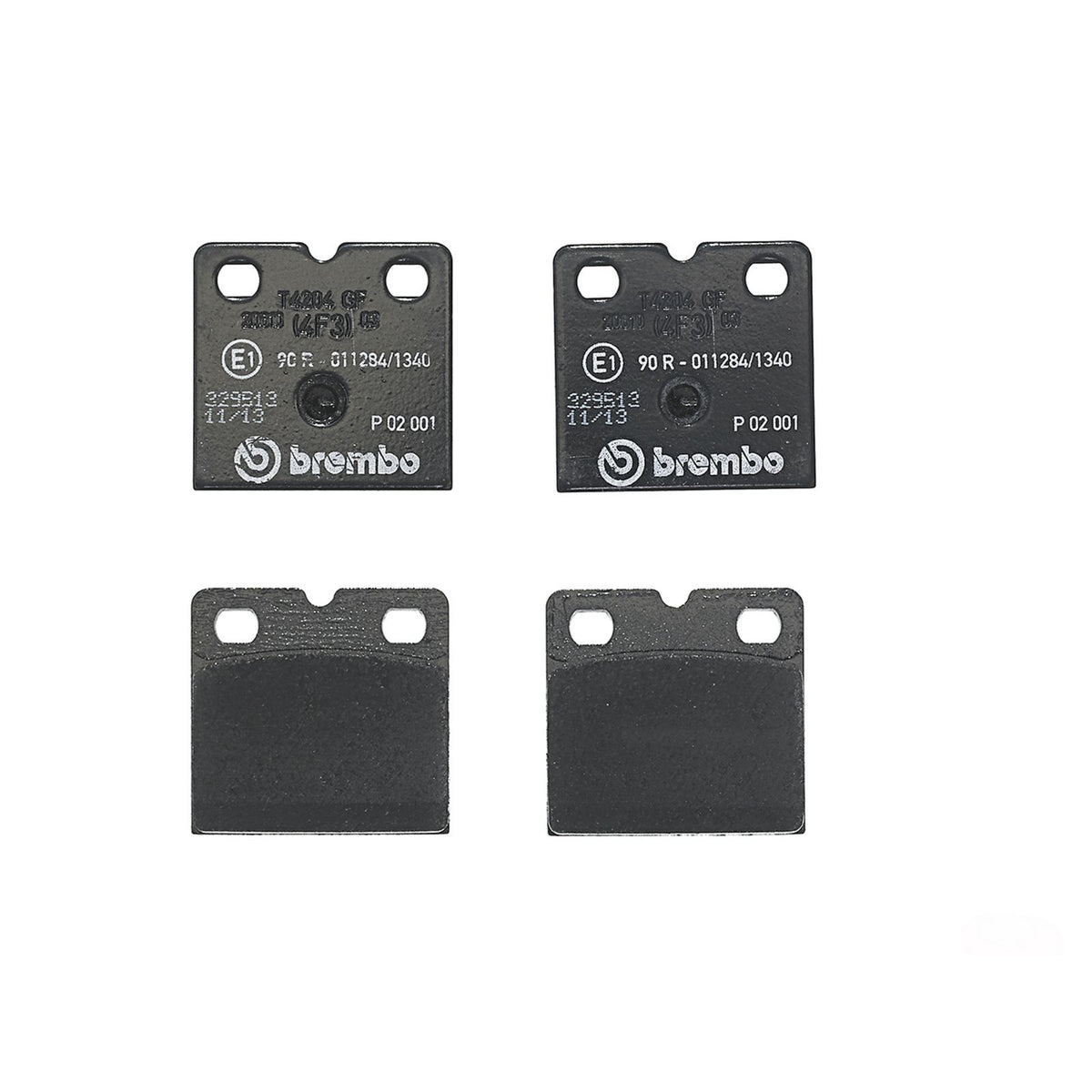 PRIME Low-Met Rear Disc Brake Pad Set - P02001_03