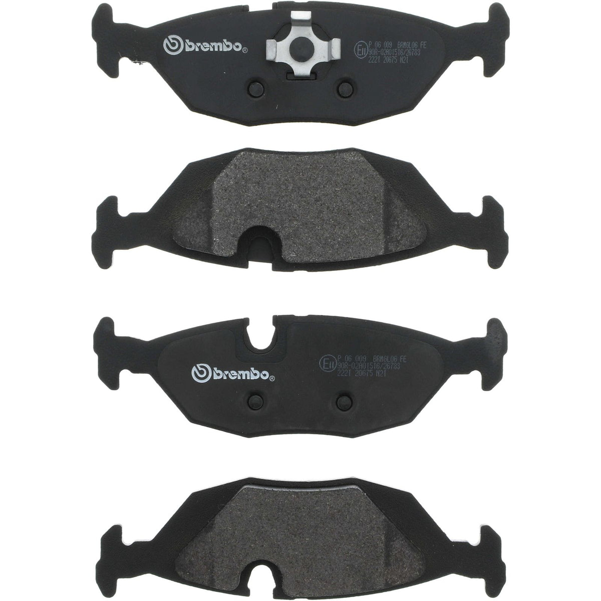 PRIME Low-Met Rear Disc Brake Pad Set - P06009_02