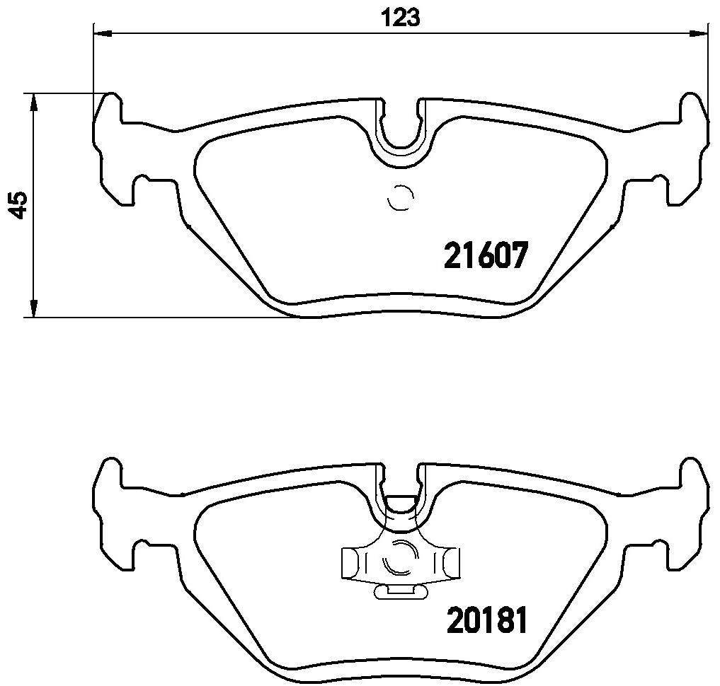 PRIME Low-Met Rear Disc Brake Pad Set - P06013_04