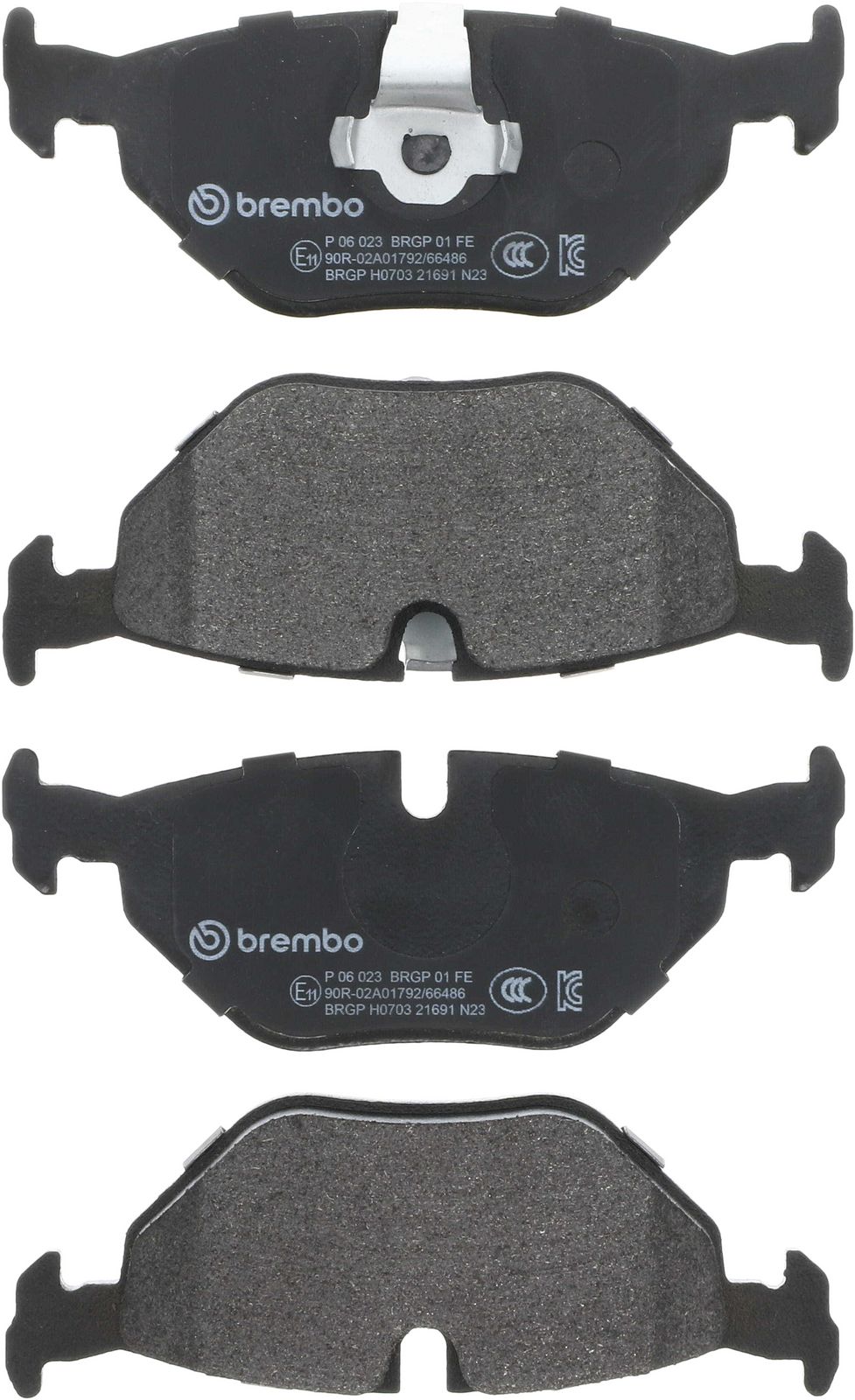 PRIME Low-Met Rear Disc Brake Pad Set - P06023_01