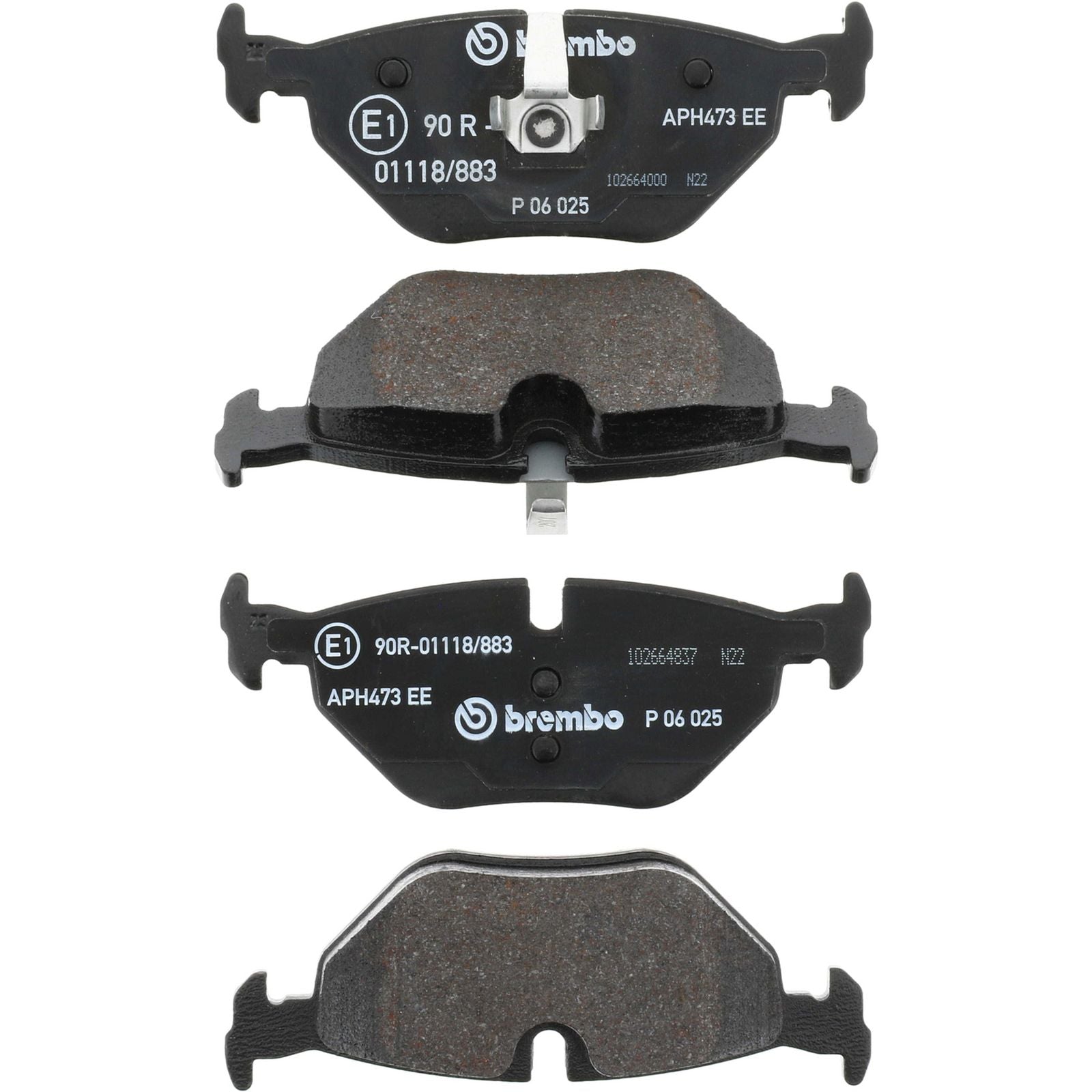 PRIME Low-Met Rear Disc Brake Pad Set - P06025_03