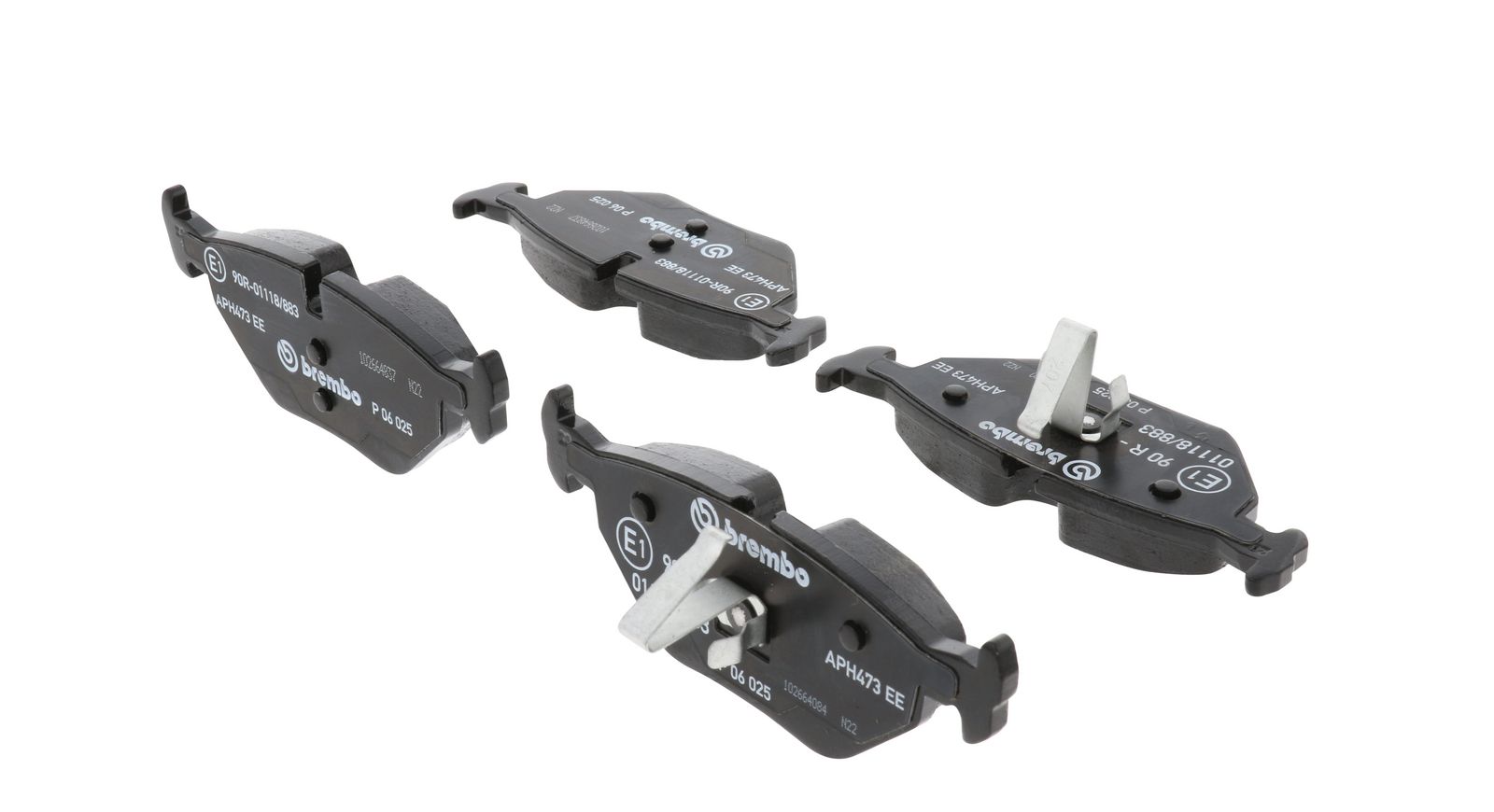 PRIME Low-Met Rear Disc Brake Pad Set - P06025_19
