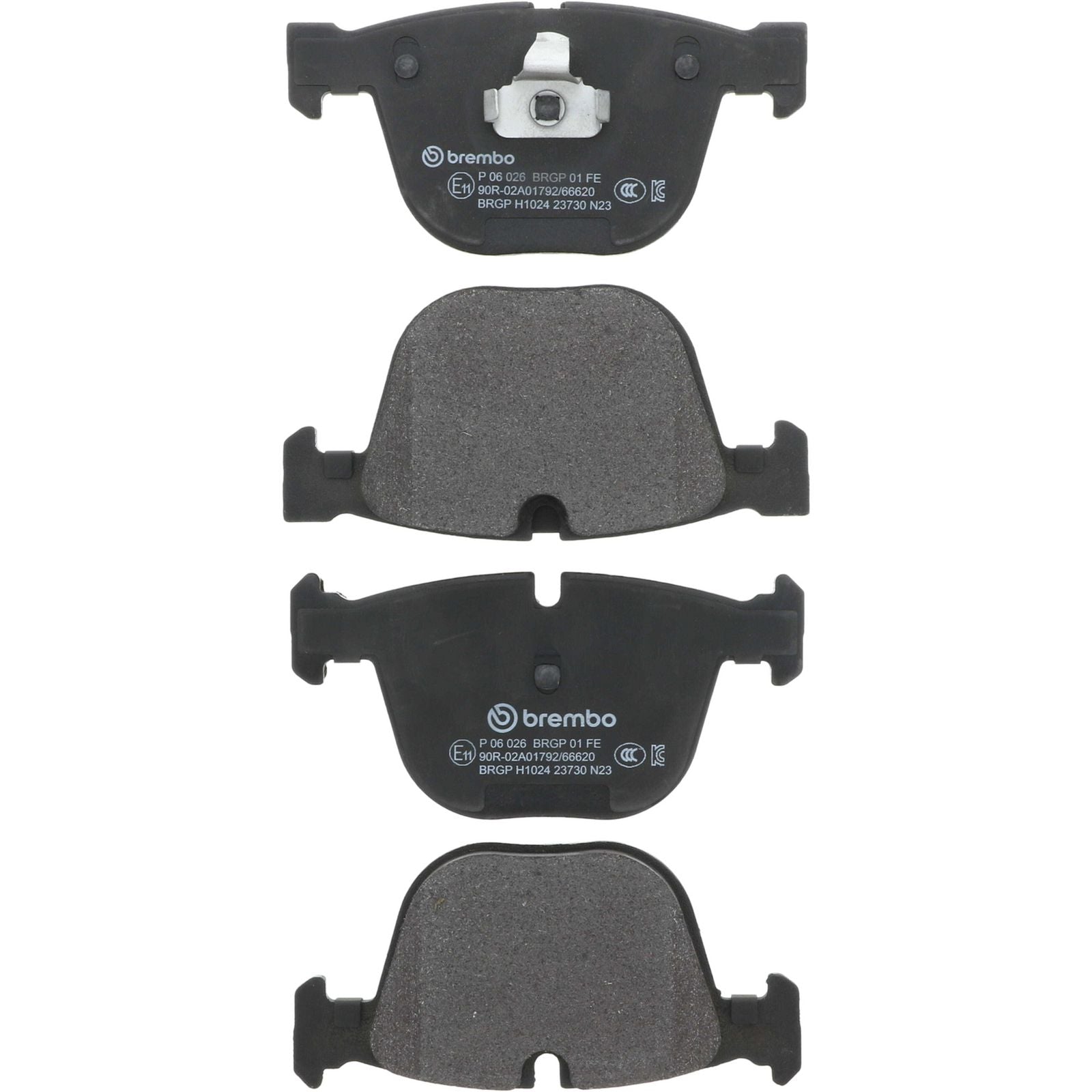 PRIME Low-Met Rear Disc Brake Pad Set - P06026_03