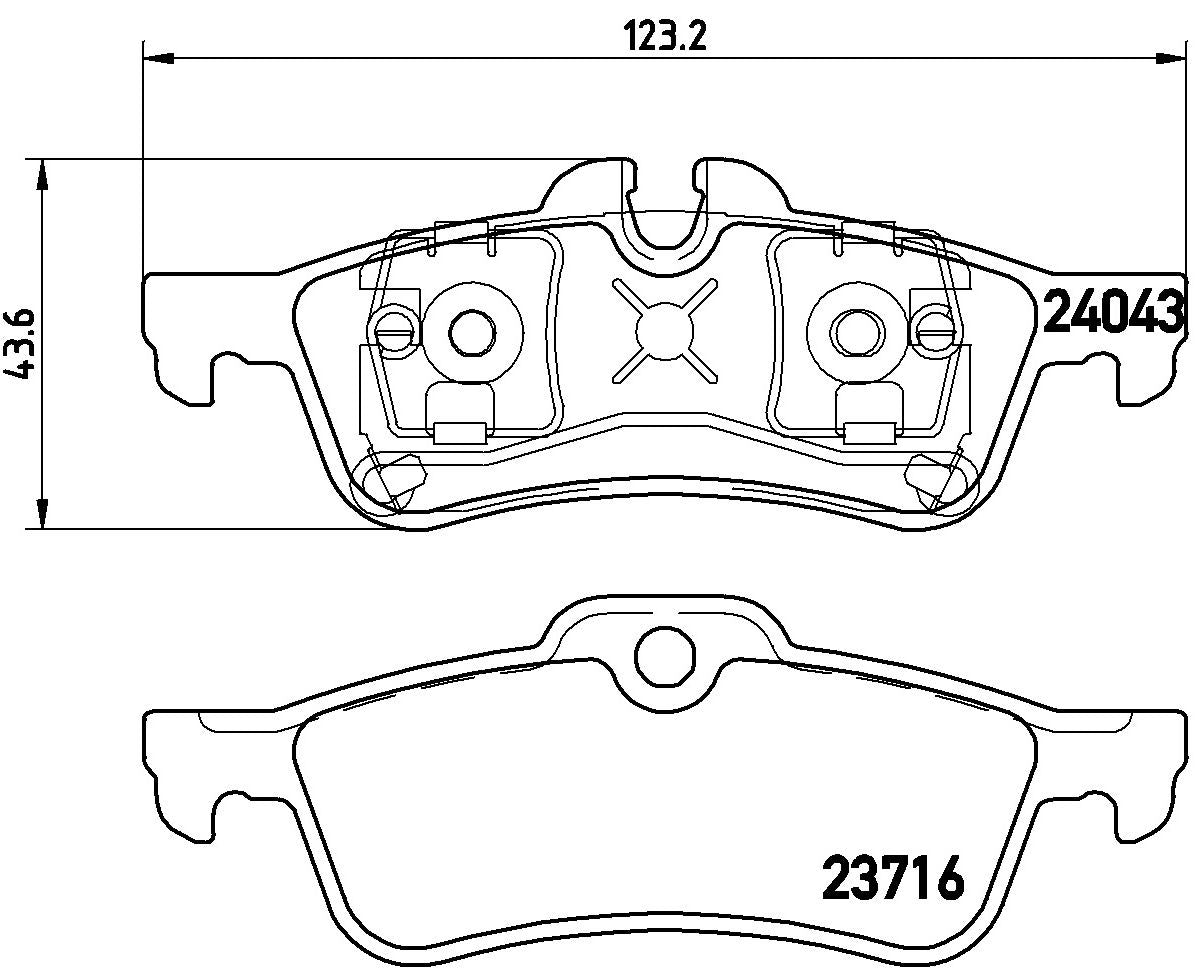 PRIME Low-Met Rear Disc Brake Pad Set - P06032_04