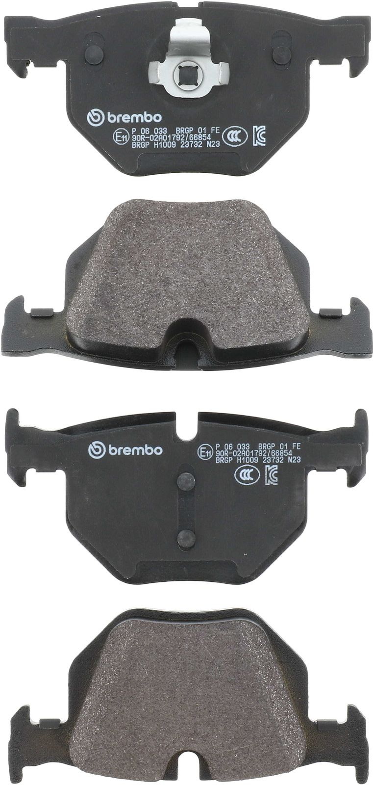 PRIME Low-Met Rear Disc Brake Pad Set - P06033_01