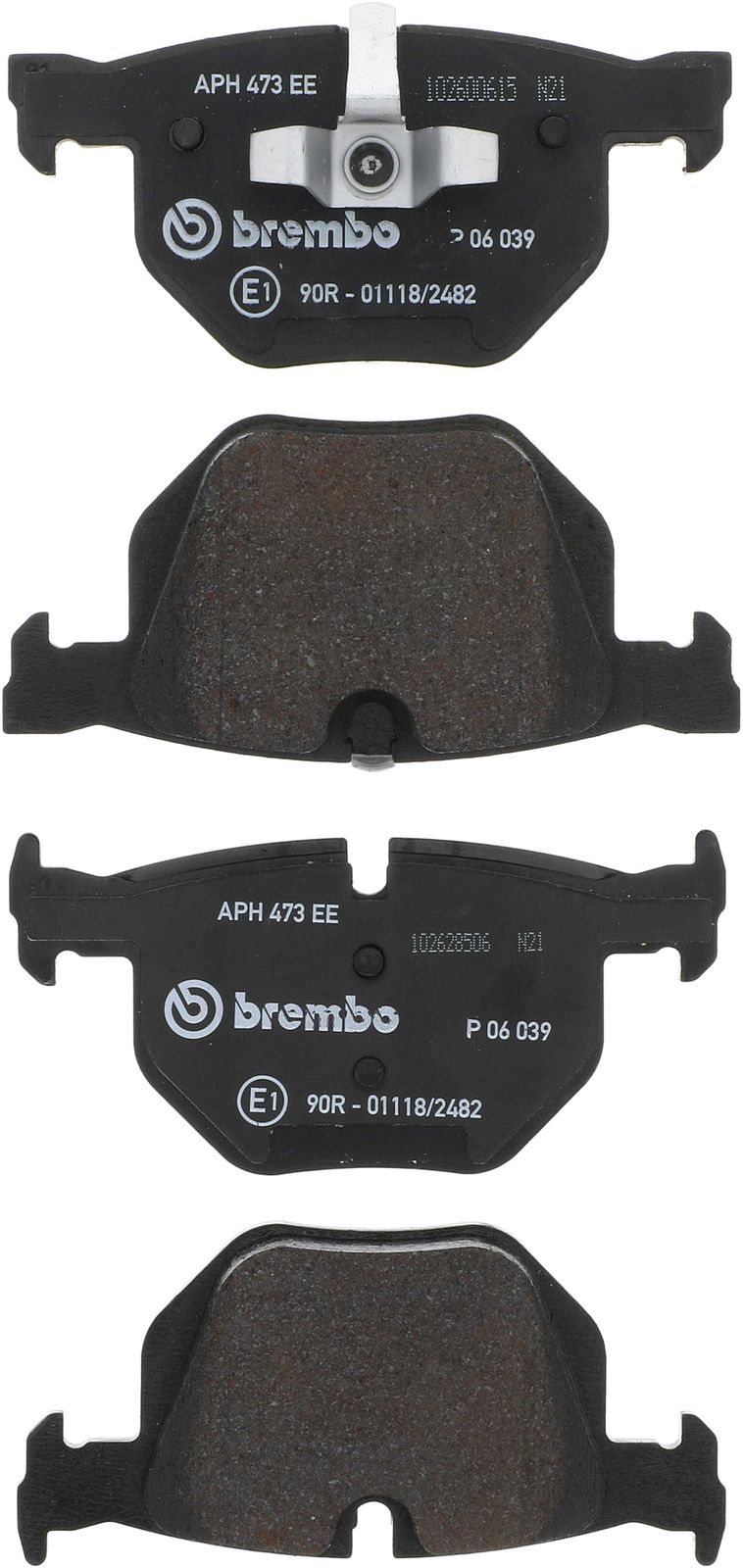 PRIME Low-Met Rear Disc Brake Pad Set - P06039_01