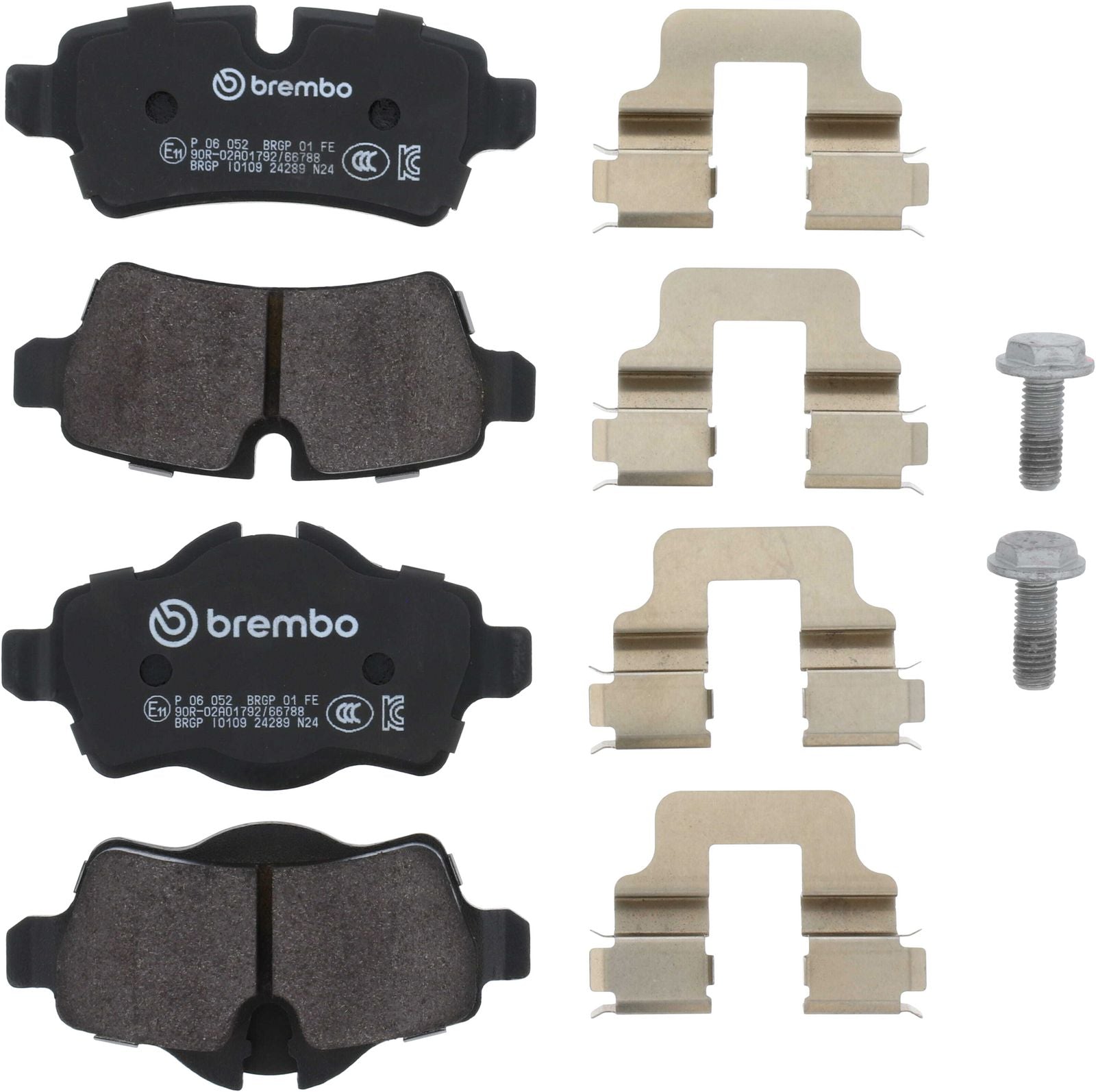PRIME Low-Met Rear Disc Brake Pad Set - P06052_01