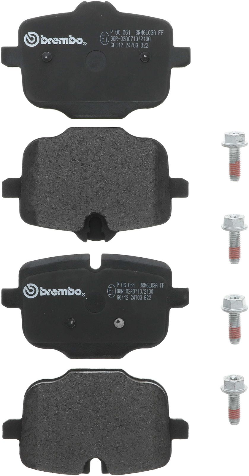 PRIME Low-Met Rear Disc Brake Pad Set - P06061_01