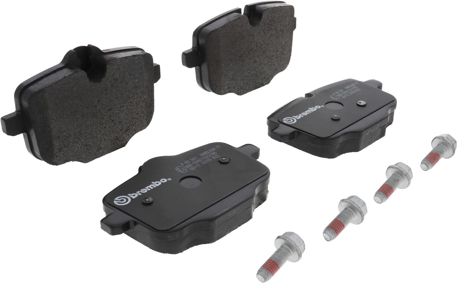 PRIME Low-Met Rear Disc Brake Pad Set - P06061_02