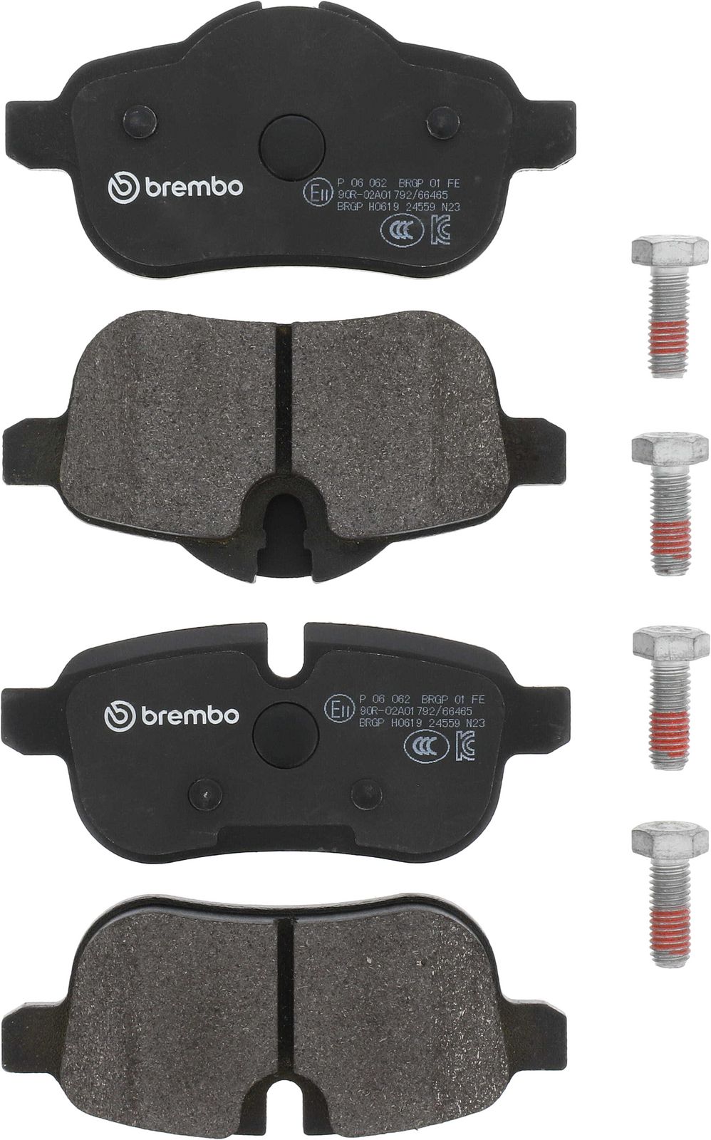 PRIME Low-Met Rear Disc Brake Pad Set - P06062_02