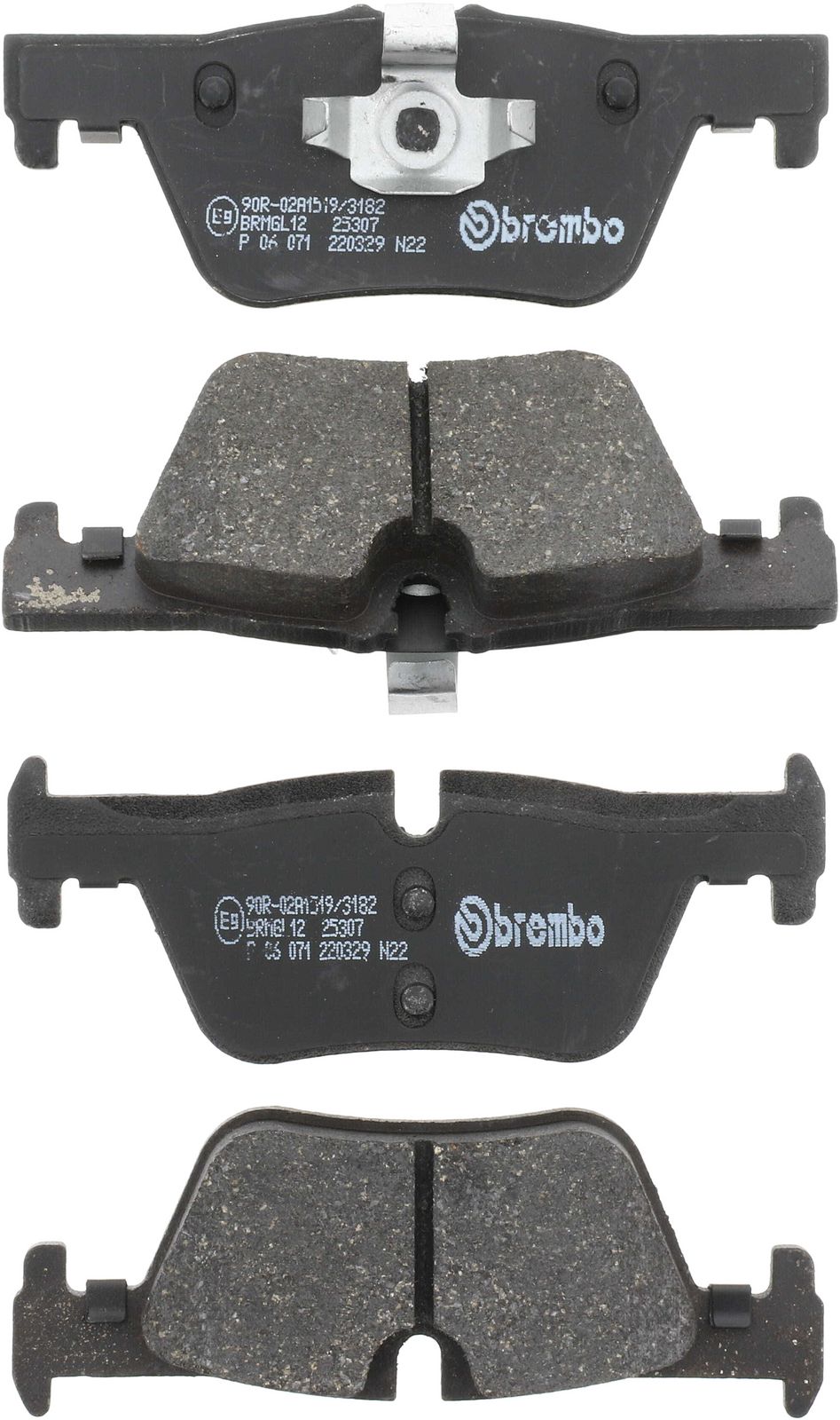 PRIME Low-Met Rear Disc Brake Pad Set - P06071_01