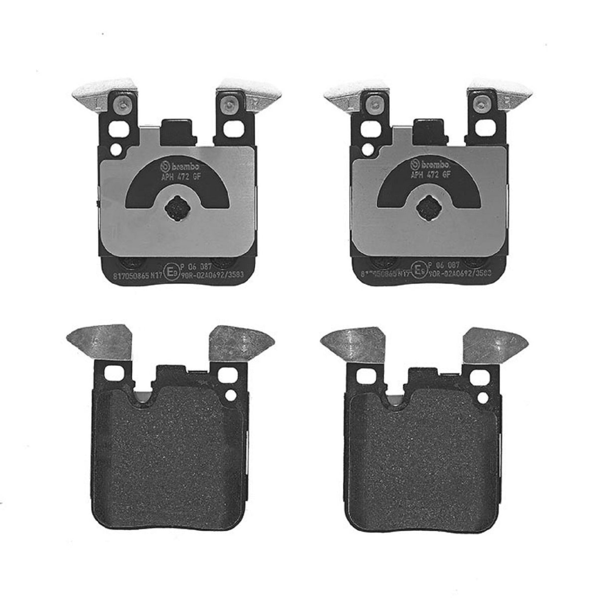 PRIME Low-Met Rear Disc Brake Pad Set - P06087_02
