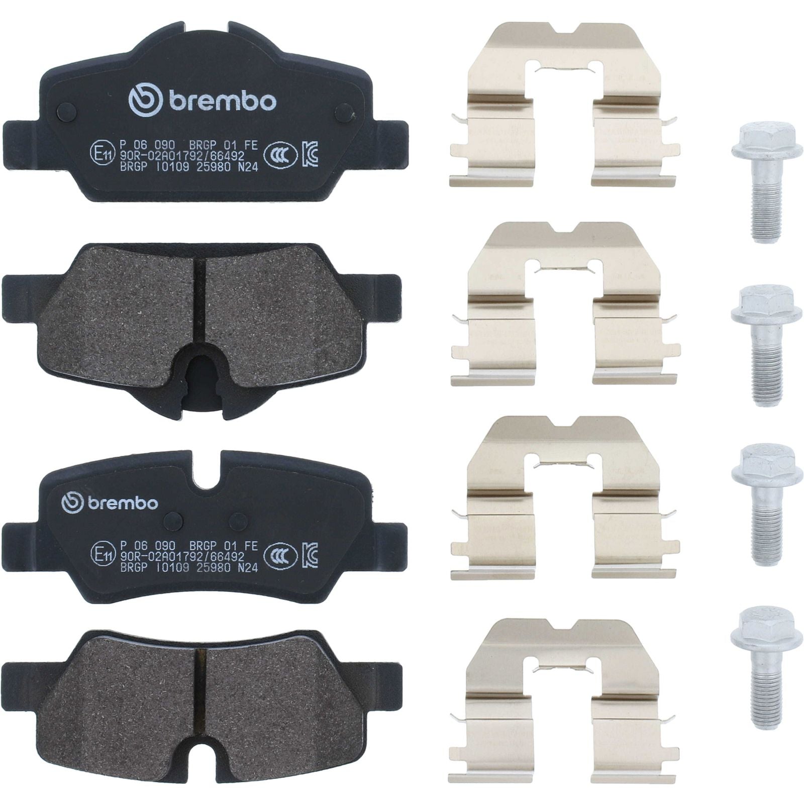 PRIME Low-Met Rear Disc Brake Pad Set - P06090_02