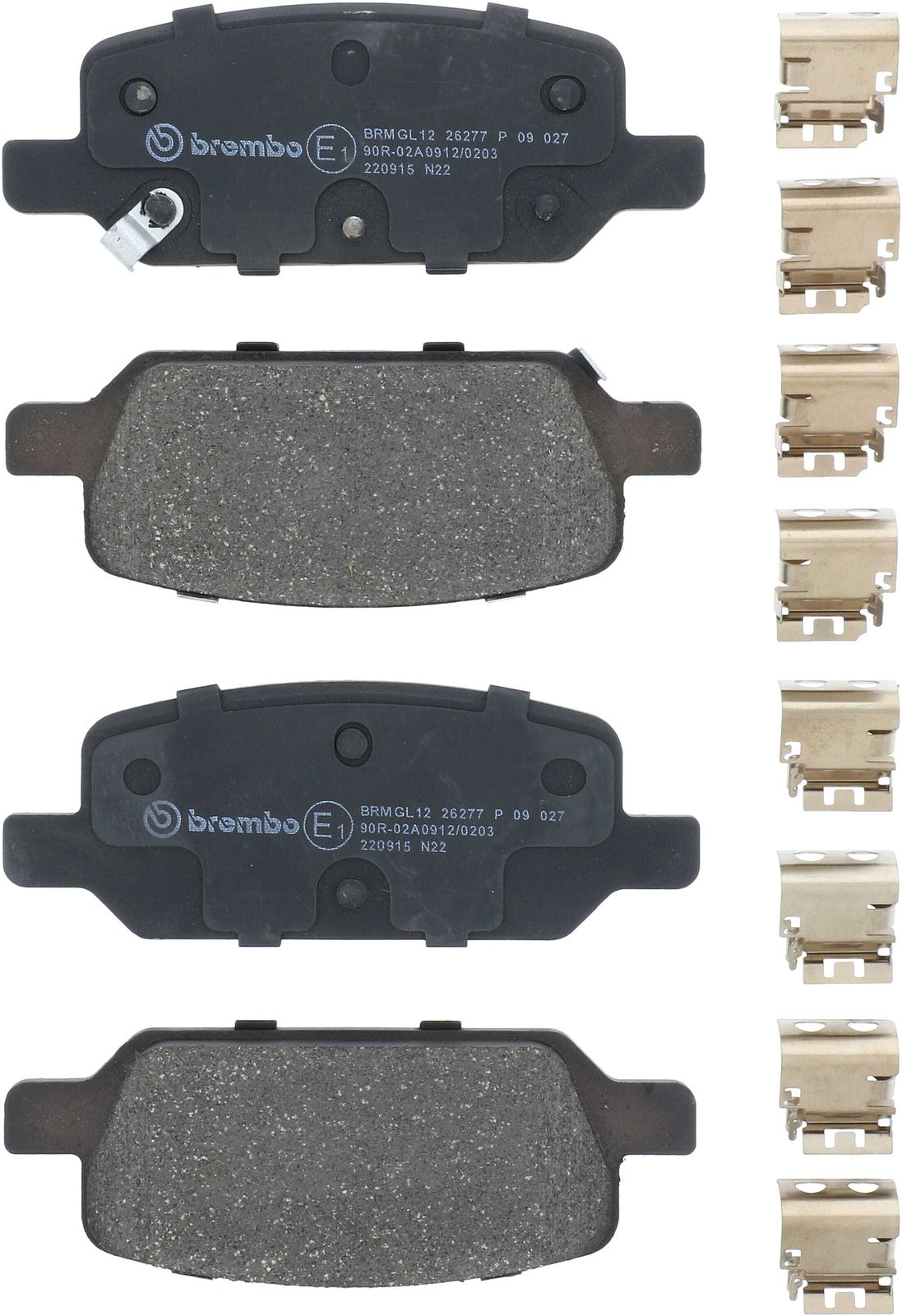 PRIME Low-Met Rear Disc Brake Pad Set - P09027_01