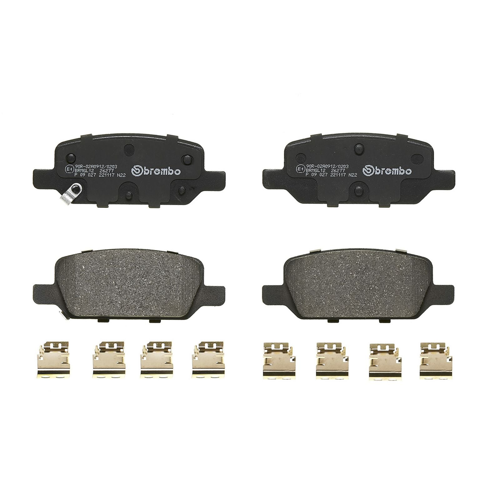 PRIME Low-Met Rear Disc Brake Pad Set - P09027_02