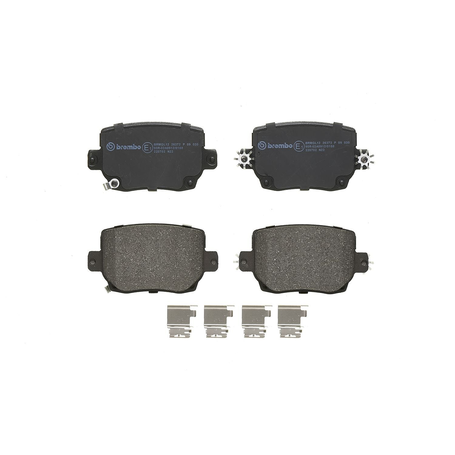 PRIME Low-Met Rear Disc Brake Pad Set - P09030_01