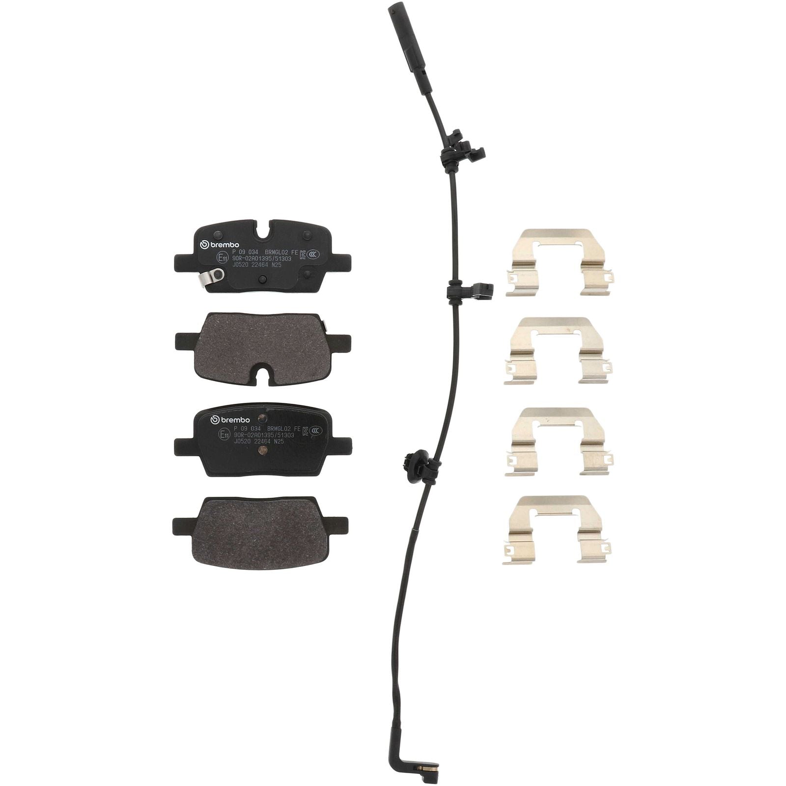 PRIME Low-Met Rear Disc Brake Pad Set - P09034_01