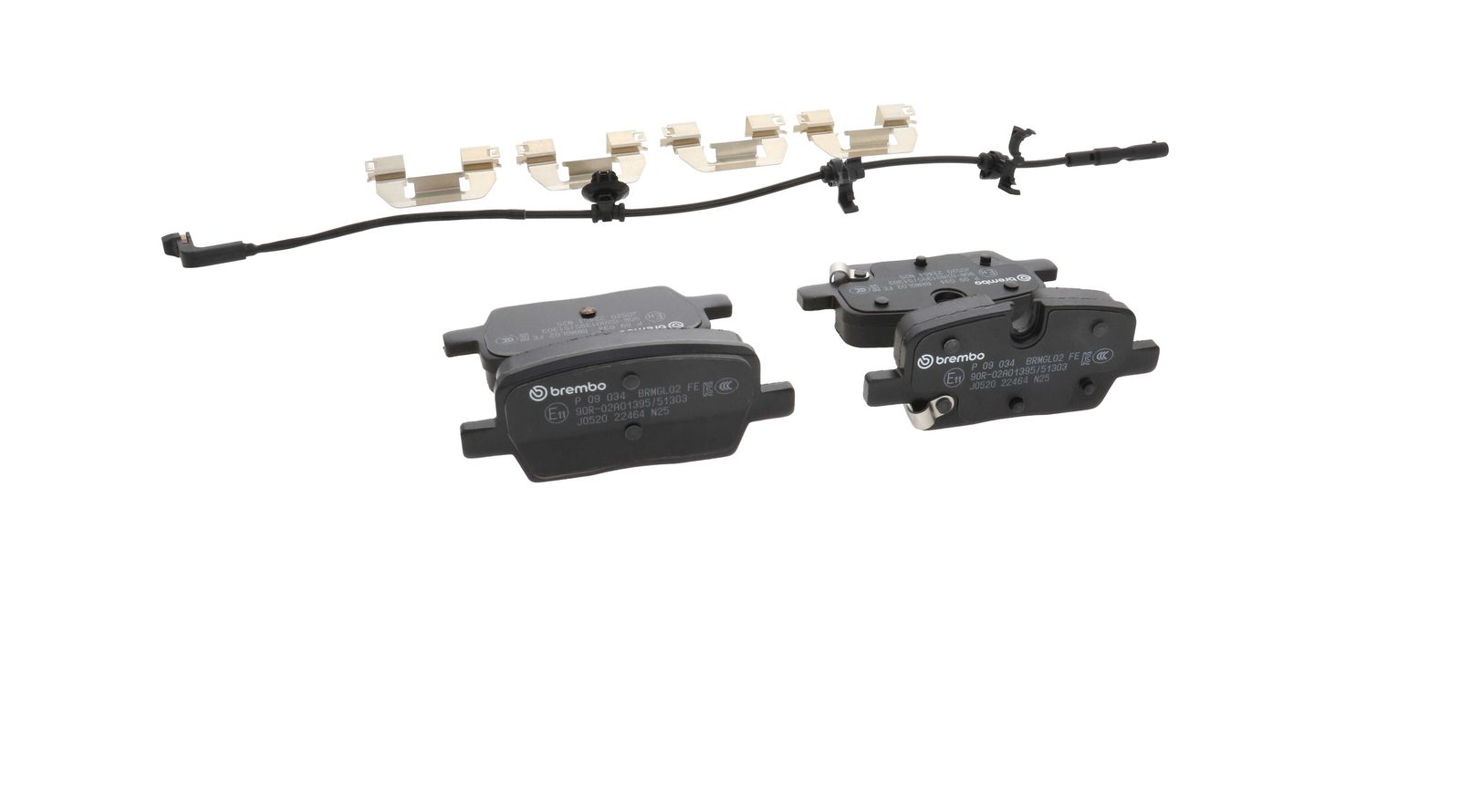 PRIME Low-Met Rear Disc Brake Pad Set - P09034_14