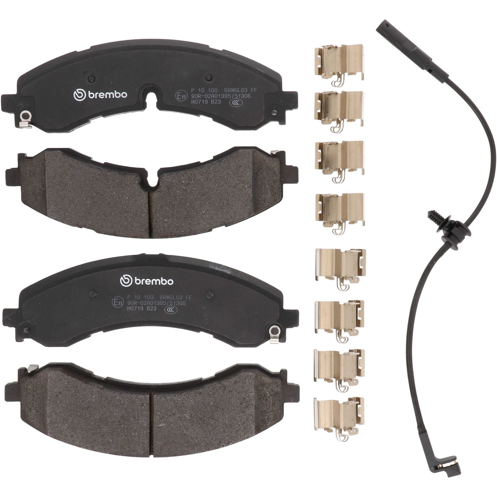 PRIME Low-Met Rear Disc Brake Pad Set - P10100_02