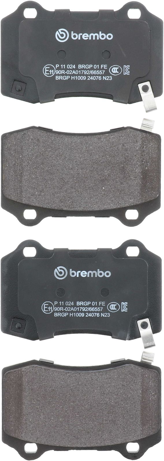 PRIME Low-Met Rear Disc Brake Pad Set - P11024_01