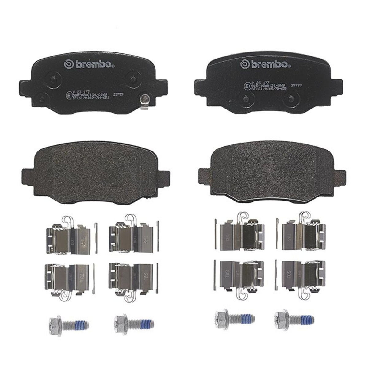 PRIME Low-Met Rear Disc Brake Pad Set - P23177_01