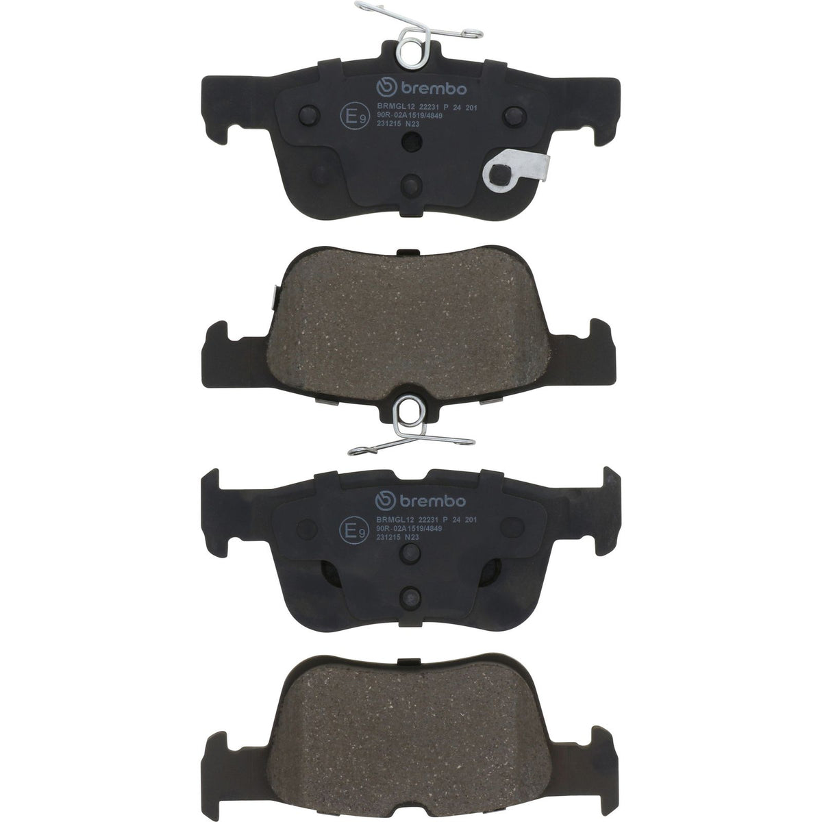 PRIME Low-Met Rear Disc Brake Pad Set - P24201_03