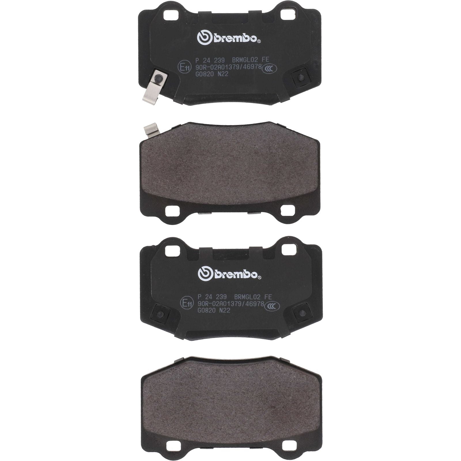 PRIME Low-Met Rear Disc Brake Pad Set - P24239_26