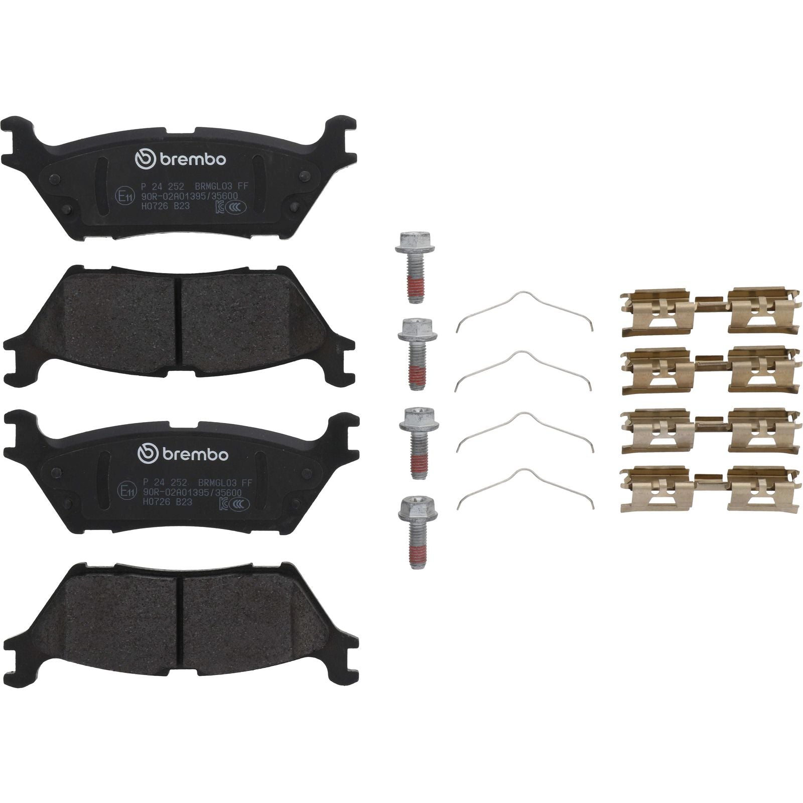 PRIME Low-Met Rear Disc Brake Pad Set - P24252_02