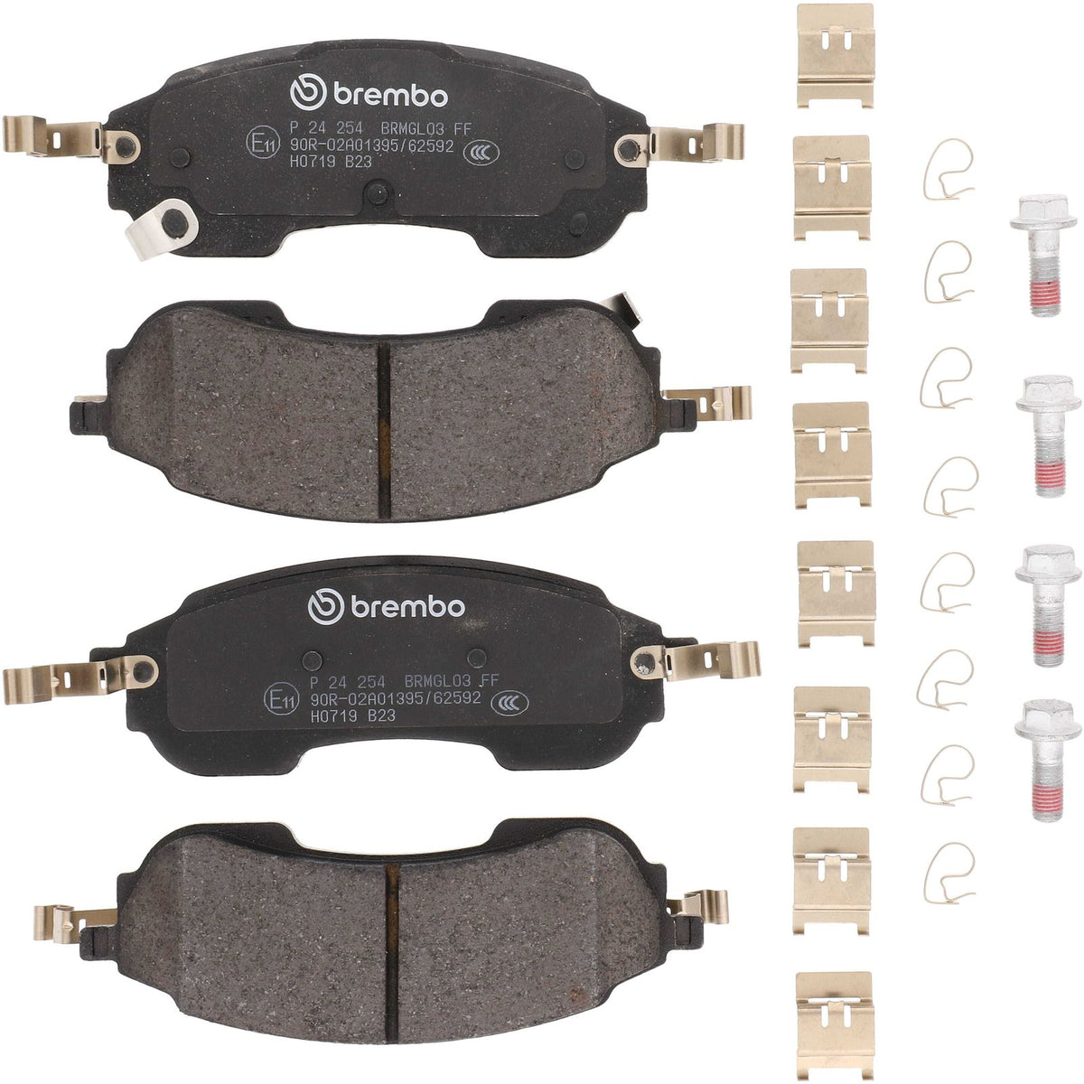 PRIME Low-Met Rear Disc Brake Pad Set - P24254_02