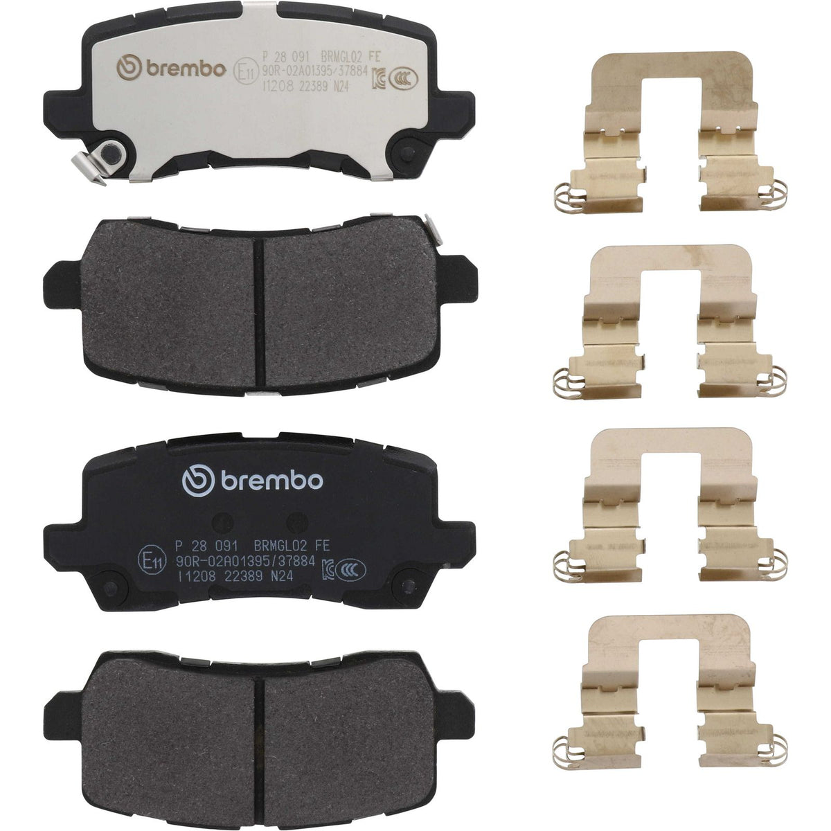 PRIME Low-Met Rear Disc Brake Pad Set - P28091_26