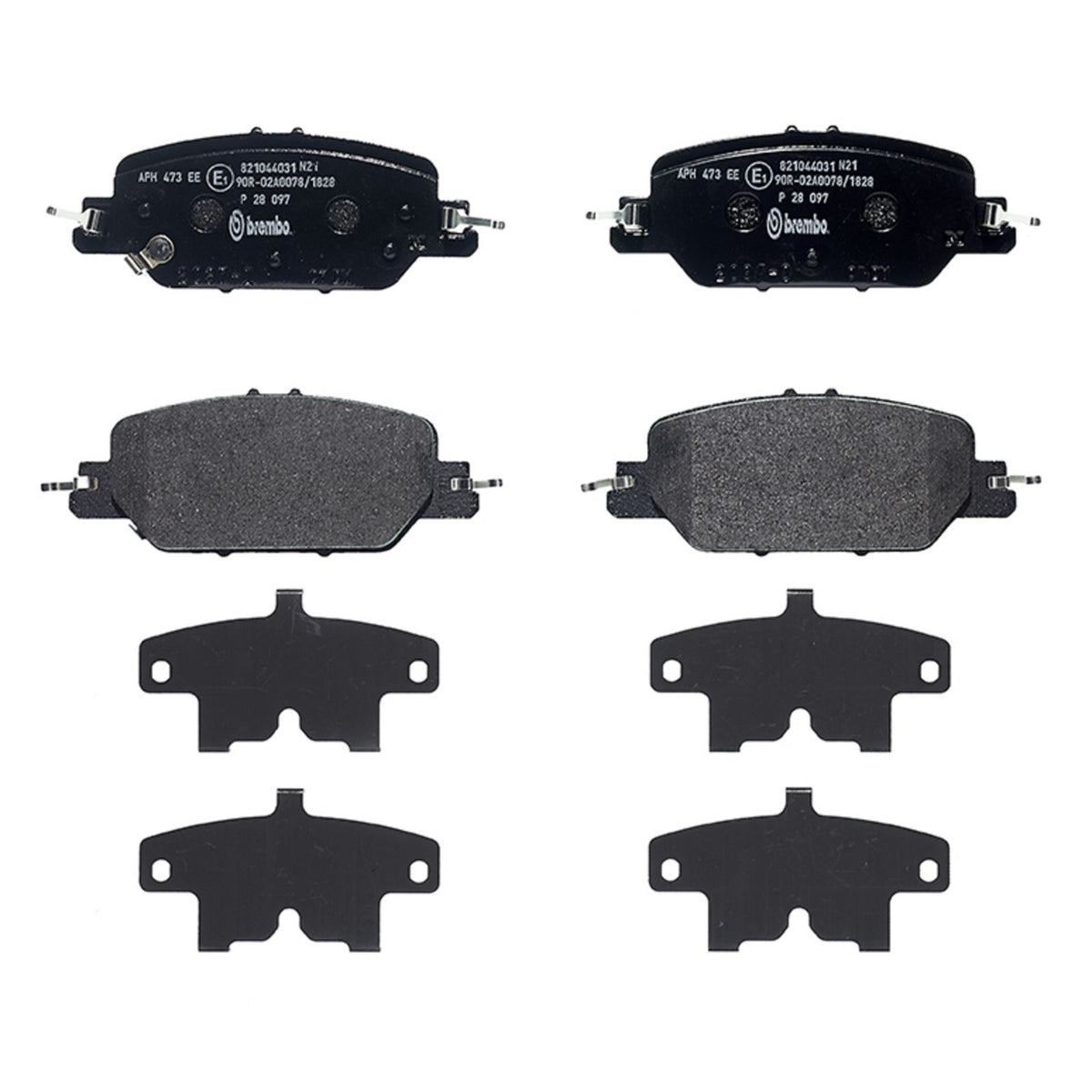 PRIME Low-Met Rear Disc Brake Pad Set - P28097_01