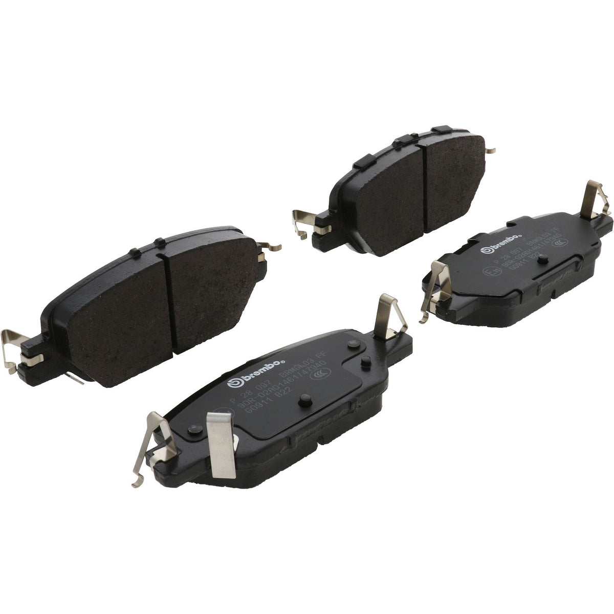 PRIME Low-Met Rear Disc Brake Pad Set - P28097_02