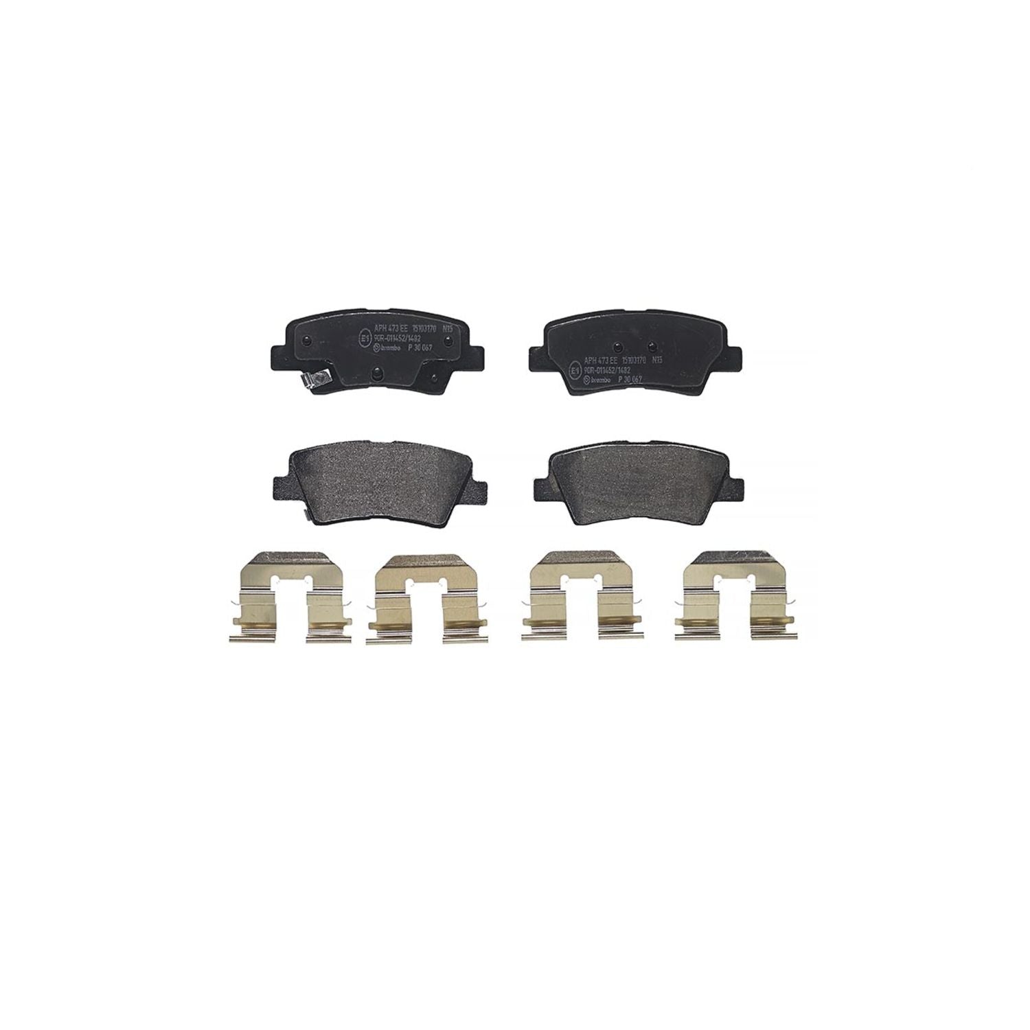 PRIME Low-Met Rear Disc Brake Pad Set - P30067_01