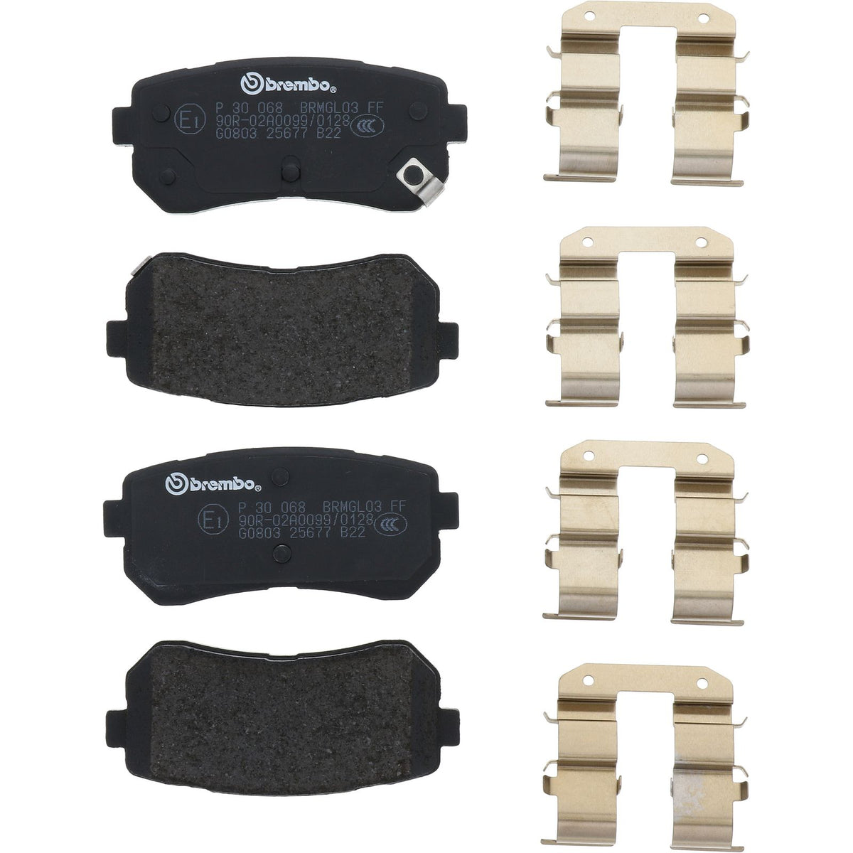 PRIME Low-Met Rear Disc Brake Pad Set - P30068_03