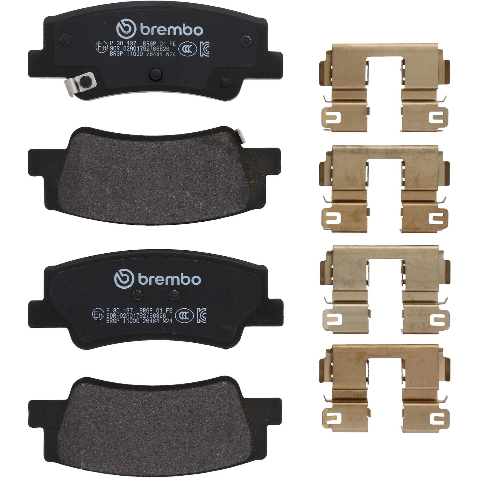 PRIME Low-Met Rear Disc Brake Pad Set - P30137_02
