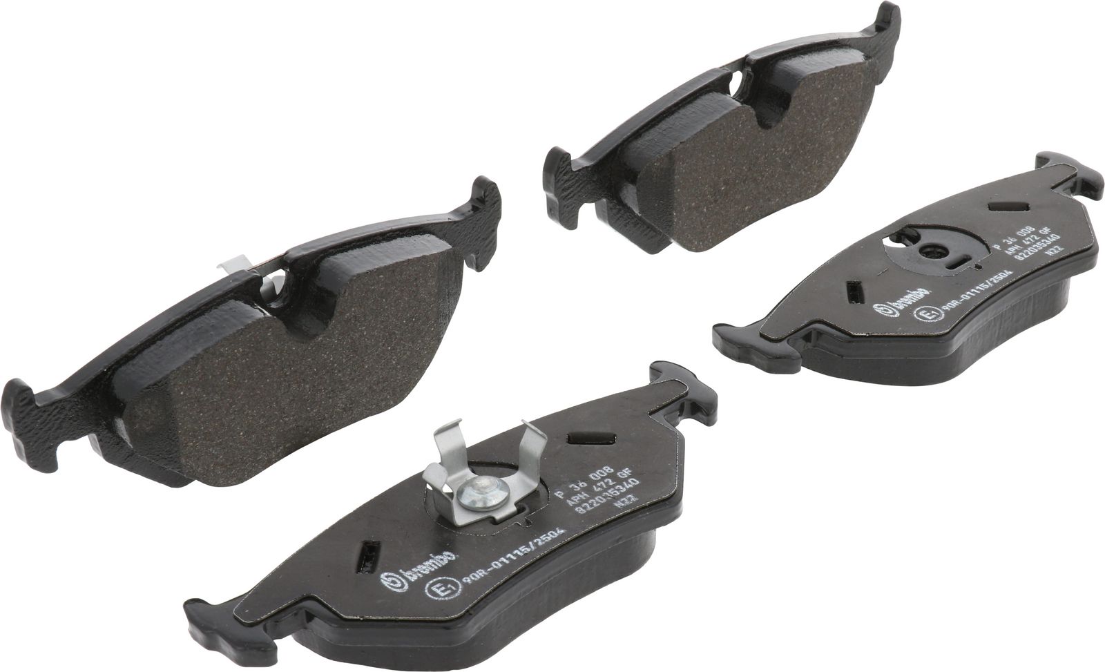 PRIME Low-Met Rear Disc Brake Pad Set - P36008_02