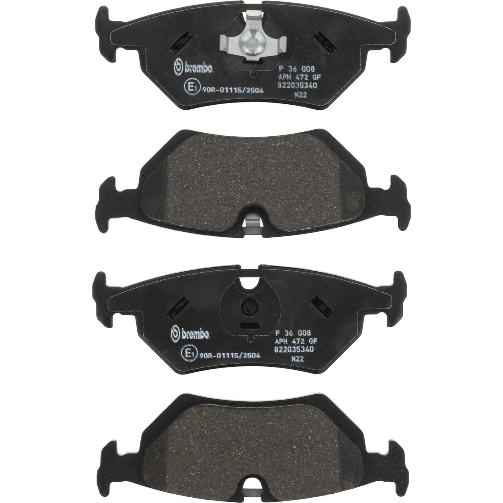 PRIME Low-Met Rear Disc Brake Pad Set - P36008_03