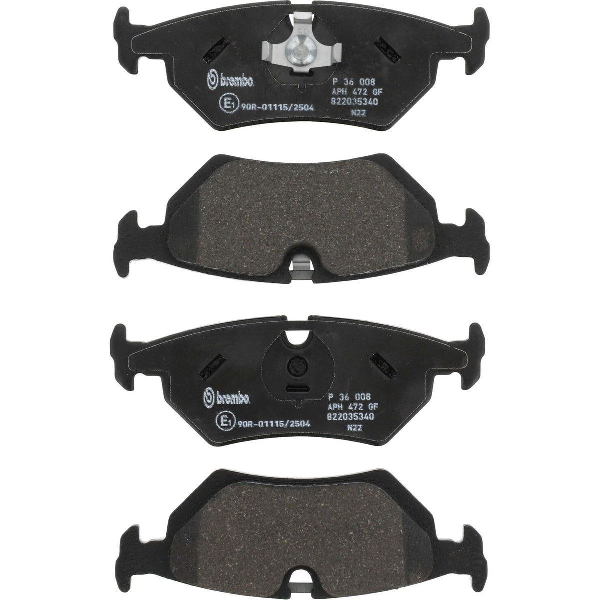 PRIME Low-Met Rear Disc Brake Pad Set - P36008_03