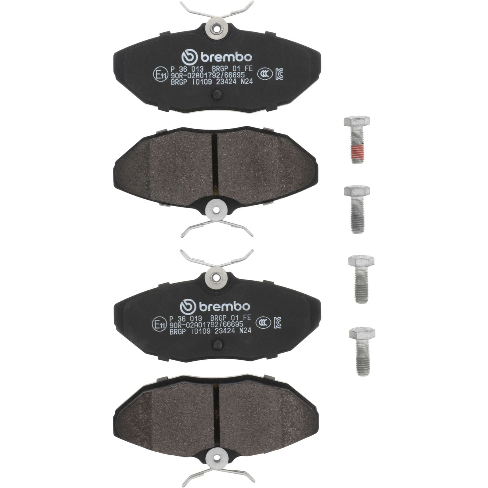 PRIME Low-Met Rear Disc Brake Pad Set - P36013_02