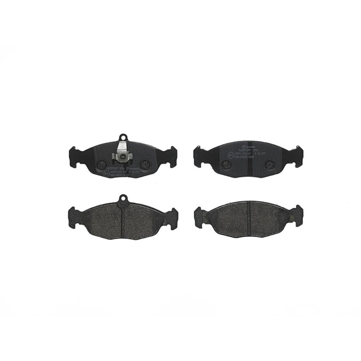 PRIME Low-Met Rear Disc Brake Pad Set - P36017_02